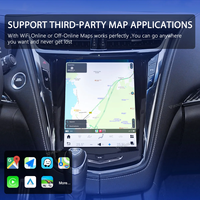 Autoradio 10,4 pouces pour Cadillac ATS CTS SRX Escalade 2013-2018, Carplay, navigation GPS, autoradio multimédia, écran de mise à niveau