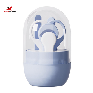 Ensemble de manucure pour bébé HQ Mixed Proc Discount, nouveau-né, 4 pièces, accessoires, cadeau mignon, coupe-ongles pour nourrissons, outil de soins de santé, boîte de toilettage - Product Image 2