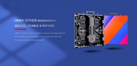 Светодиодный экран UMax Series для внутреннего и наружного использования, 500x500 мм, корпус из литого алюминия, частота обновления 7680 Гц, SMD 3-в-1, 600-1000 нит