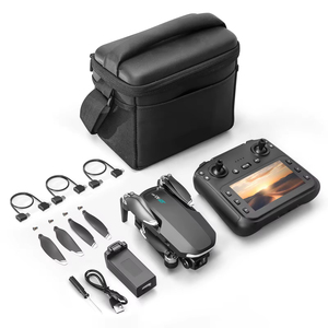 Nouveau drone X1 avec stabilisateur à 3 axes, double caméra 4K, transmission GPS, FPV, évitement d'obstacles, écran et télécommande. - Product Image 6