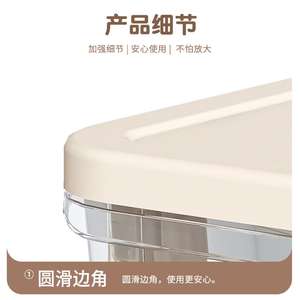 Boîte de rangement en plastique durable et portable de type tiroir avec grande capacité pour les vêtements de bébé, le rangement à domicile ou au bureau - Product Image 6