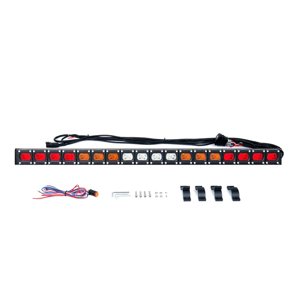 UTV Offoard Belakang Mengejar Lampu Strobo LED Bar dengan Rem, Mengubah Sinyal lampu Mundur untuk Bisa AM Maverick X3, Polaris RZR XP 1000