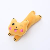 Jouet à mâcher interactif en peluche douce pour chat, en forme d'animal mignon, robuste, non toxique et respectueux de l'environnement, vente en gros, nouveauté, best-seller