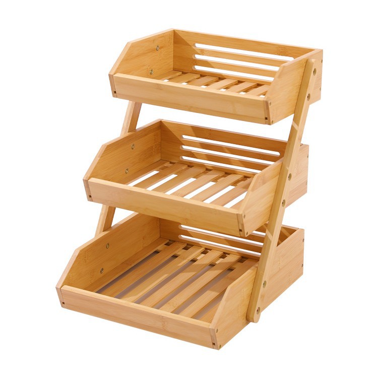 Three-tier fruit basket