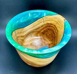 Bol en résine décorative, pièce artisanale élégante pour table à manger, table basse ou présentoir d'étagère - Product Image 6