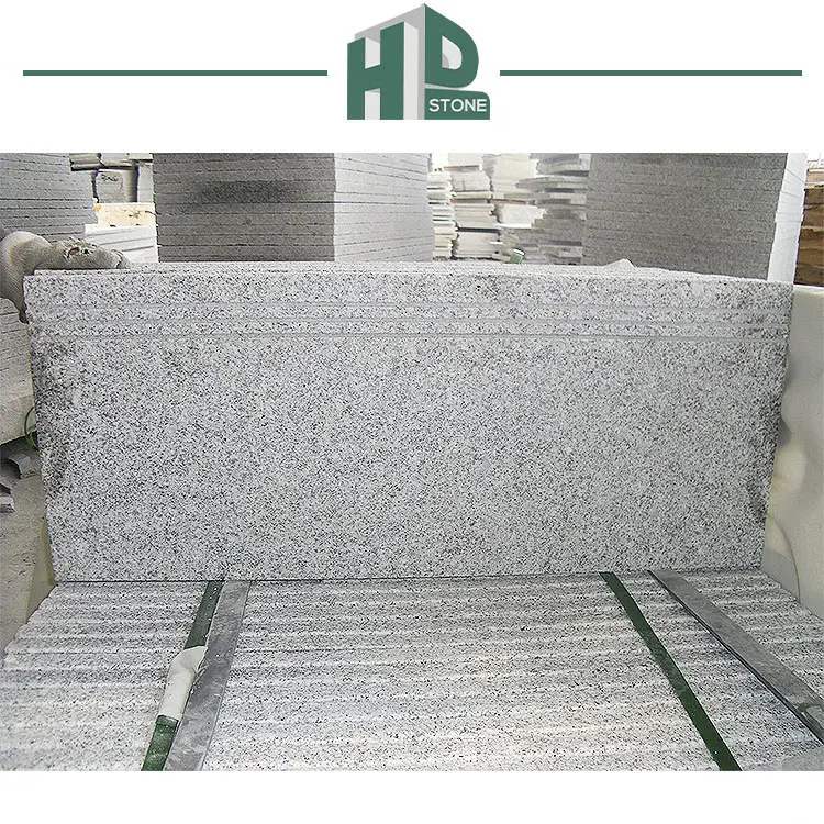 Granito gris pulido G603 baldosas China al aire libre piedra gris granito G603 escaleras paso para la venta