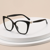 Lunettes de lecture unisexes HS2237, 1 pièce, monture PC, anti-lumière bleue, correction de la presbytie, pour hommes et femmes, monture en verre