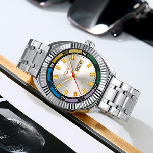 Montre-bracelet pour homme en acier, à quartz, avec double calendrier et fonctions multiples, montre pour homme transfrontalière - Product Image 6