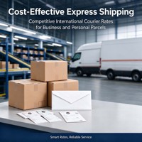 Service de messagerie express fiable et rapide, expédition porte-à-porte pour colis personnels, livraison vers l'UE et le Moyen-Orient