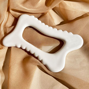 Masajeador de cuerpo entero de cerámica Guasha de forma cuadrada blanca de masaje japonés caliente para cojín de masaje - Product Image 3