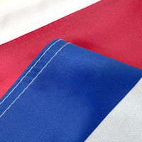 Drapeau publicitaire pour fenêtre de voiture en polyester 30x45cm avec impression numérique de logo personnalisé