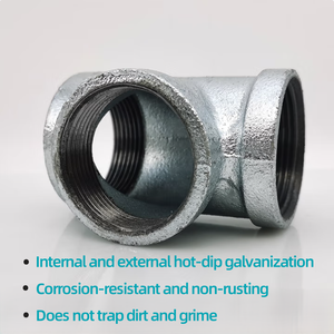 Bán buôn OEM hệ thống ống nước mạ kẽm ren GS phụ kiện đường ống giảm Ổ cắm tee núm vú khuỷu tay - Product Image 2