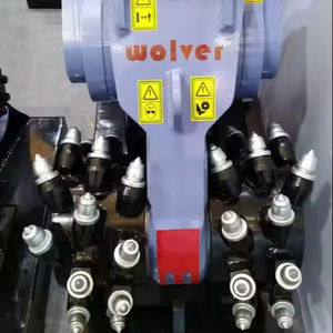 Fresadora de perfilado de superficie, amoladora de roca, fresa transversal de zanjas de carretera, cortador de tambor hidráulico Wolver BT80 - Product Image 1