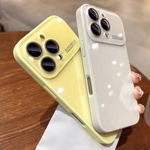 Custodia di Lusso per <span class=keywords><strong>iPhone</strong></span> <span class=keywords><strong>12</strong></span> 13 14 15 16 17 <span class=keywords><strong>Pro</strong></span> <span class=keywords><strong>Max</strong></span> con Ampia Finestra e Retro in <span class=keywords><strong>Vetro</strong></span> Lucido - Product Image 2