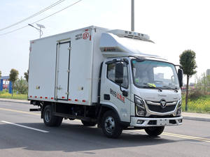 ไฟ16-18CBM รถบรรทุกติดตู้เย็นแบบเกียร์ธรรมดา Foton 4x2สำหรับอาหารผักน้ำมันดีเซลแบบใหม่ - Product Image 4