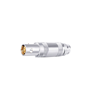 Connecteur Push-Pull Série S ERN.2S.302 303 304 305 306 308 310 IP50 Étanche à la poussière Blindage EMC 360° Placage Chrome