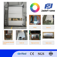 Puerta Rápida de PVC Moderna, Resistente al Viento, para Supermercados, Granjas, Patios y Almacenes
