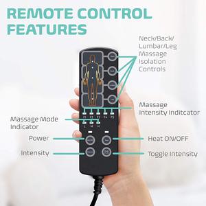 Populaire Draagbare Elektronische Thermische Full Body Shiatsu Vibrator Mat <span class=keywords><strong>Massage</strong></span> - Product Image 6