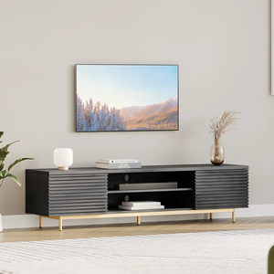 Meuble TV BIEN pour téléviseur de <span class=keywords><strong>68</strong></span> pouces avec portes spéciales et pieds en acier pour salon - Product Image 2