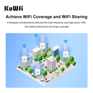 <span class=keywords><strong>WiFi</strong></span> 솔루션 제공업체 KuWFi 2.4G 5.8GHz 5400Mbps Wi-fi6 고출력 와이파이 핫스팟 서비스 기가비트 산업용 실외 무선 AP - Product Image 6