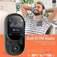 Pemutar MP3 Anak Custom Pabrik, Layar Berwarna, BT 5.3, Radio FM, Pembaca E-Book, Kartu TF 32GB, Perangkat Hadiah Musik