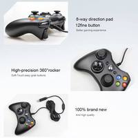Controlador de Juegos USB con Cable para PC, Estilo X360, Doble Vibración, Botones Personalizables, Gatillos Sensibles