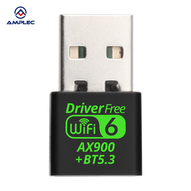 AX900 WiFi 6 USB Adapter BT 5.3 USB Dongle Dual Band 2.4/5G Hz 2in1 for PC Win 10/11, Wireless Receiver Network Card Transmitter