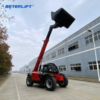 Chinesischer Kompakter Mini-Diesel 2,5 Tonnen 4 Tonnen Teleskoplader Gabelstapler für Kommunaltechnik und Landschaftsbau