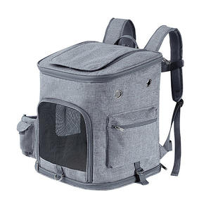 Taşınabilir kedi sırt çantası katlanabilir LargeCapacity nefes çift omuz çantası küçük köpekler kediler için Ideal açık taşıyıcı - Product Image 6