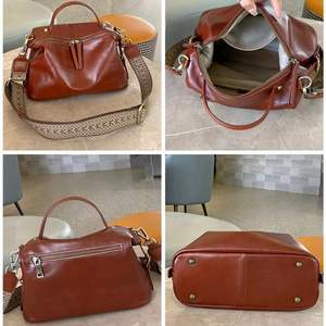 AndoBag <b>Handbag</b> for <b>Women</b> <b>Large</b> Capacity Commuting Crossbody Bags Fashion Casual Genuine Cow Leather Shoulder Bag 3019 - Product Image 3