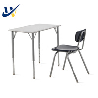 Mobilier scolaire au design moderne, table de classe empilable, bureau et chaise de direction pour adultes et enfants