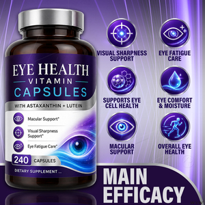 Cápsulas de Vitaminas para la Salud <span class=keywords><strong>Ocular</strong></span> al por Mayor, Antioxidantes, Astaxantina y Luteína, Suplemento Nutricional <span class=keywords><strong>Ocular</strong></span> Diario para Usuarios de Pantallas - Product Image 2