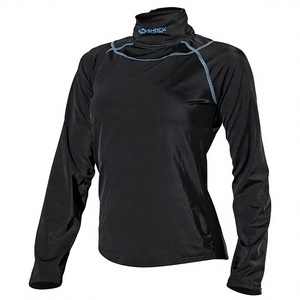 Adult Unisex <b>Ice</b> <b>Hockey</b> Jersey with Integrated <b>Neck</b> <b>Guard</b> Long Sleeves 100% Polyester Quick Dry - Product Image 1