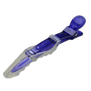Pinzas de Pelo Transparentes Personalizadas para Peluquería, Pinzas de Cristal Tipo Pato, Pinzas de Cocodrilo para Salón y Club - Product Image 4