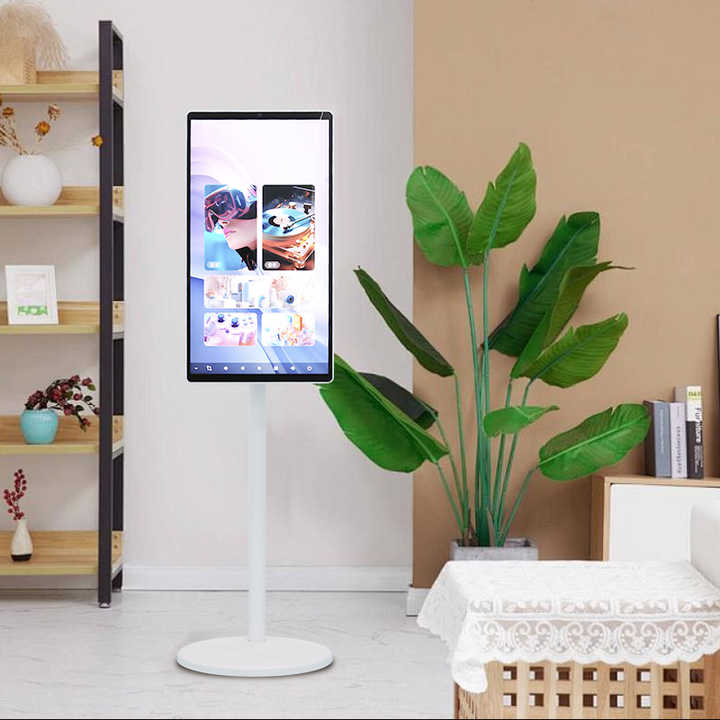 Factory Wholesale 21.5 Inch Smart TV Touch Screen Display 6GB+64GB Vertical Movable Inteligentes Television Smart Battery TV