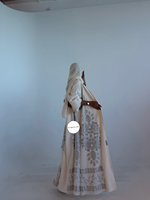 Abaya longue pour femmes musulmanes Hafizah, robe de prière, robe maxi brodée de fleurs, élégante, à porter au quotidien