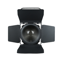 Projecteur LED Fresnel 150W à zoom automatique, blanc chaud/froid 2-en-1, CRI90 élevé, sans scintillement, contrôle DMX512, indice de protection IP33, fabriqué en Chine