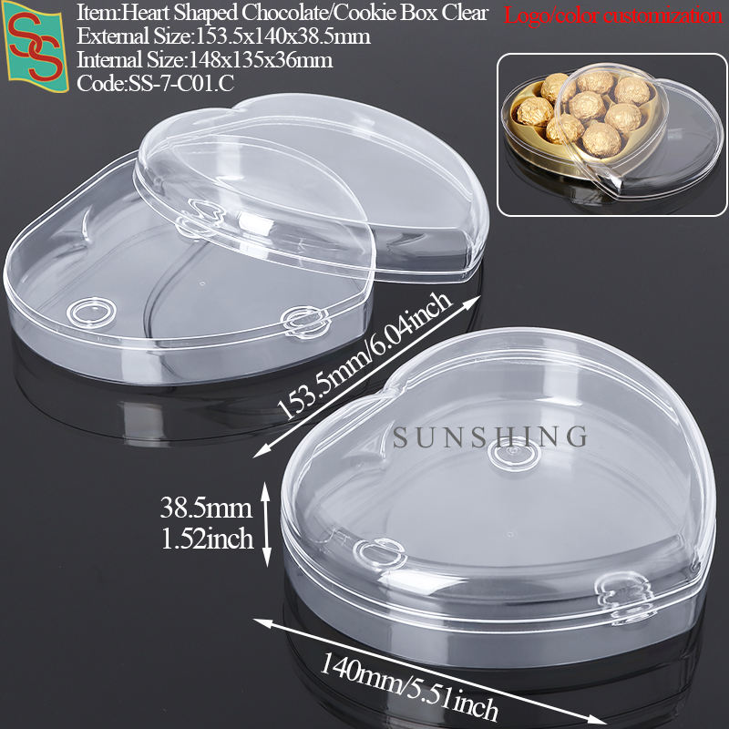 8pcs Chocolate Box Heart-Shaped  C01