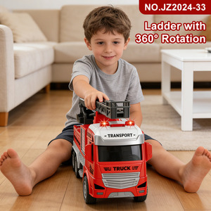 LEZA BABY Vente en gros à bas prix, modèle <span class=keywords><strong>de</strong></span> simulation <span class=keywords><strong>de</strong></span> <span class=keywords><strong>camion</strong></span> <span class=keywords><strong>de</strong></span> pompiers aérien inertielle acousto-optique <span class=keywords><strong>pour</strong></span> enfants avec son et lumière - Product Image 4