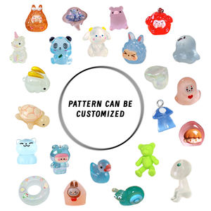 Ciondoli luminosi divertenti <span class=keywords><strong>panda</strong></span> mangiano scarpe di bambù <span class=keywords><strong>panda</strong></span> rosso accessori fai da te 3 decorazioni Ddiy ciondolo all'ingrosso - Product Image 3