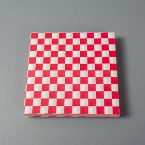 Household Products PE Coated <b>Paper</b> Custom Size <b>Printed</b> Plaid Greaseproof <b>Paper</b> for Cooking - Product Image 1