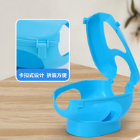 Vente en gros Pigeons Feeer Rack d'alimentation Faisceau en plastique Pigeons PP Vente en gros Pigeon Ustensile Produits Oiseau Dispositif fixe Adulte