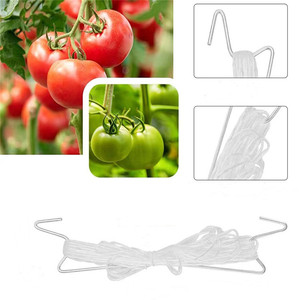Crochets de <span class=keywords><strong>suspension</strong></span> <span class=keywords><strong>pour</strong></span> tomates de serre - Cordes de <span class=keywords><strong>suspension</strong></span> dédiées - Crochets de support <span class=keywords><strong>pour</strong></span> vignes et légumes - Qualité garantie - Galvanisation à chaud - Product Image 2