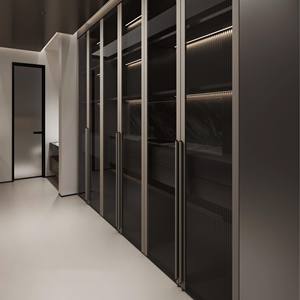 알루미늄 합금 옷장 손잡이 가죽 옷장 도어 핸들 드레서 서랍 주방 침실 창고 거실 - Product Image 3