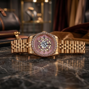 นาฬิกาข้อมือสไตล์ดีไซเนอร์ US Hip Hop Iced Luxury Moissanite สแตนเลสสตีล ประดับเพชรทรงบาแกตต์ สายขนาด 20 มม. สำหรับใส่ทุกวัน - Product Image 4