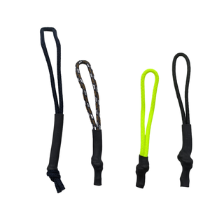 Tiradores de cremallera tipo U Lanke de alta calidad, tamaño personalizado, logotipo de plástico de goma, cabezal de cuerda de puntos para prendas y ropa al aire libre - Product Image 1