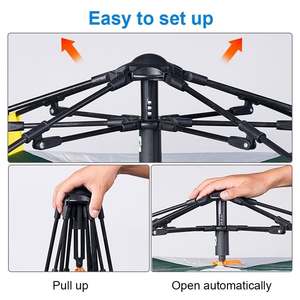 <span class=keywords><strong>2</strong></span>-<span class=keywords><strong>3</strong></span> người không thấm nước cắm trại lều <span class=keywords><strong>2</strong></span> cửa <span class=keywords><strong>2</strong></span> cửa sổ pop up tự động ngoài trời Lều UV bảo vệ gia đình đi bộ đường dài lều - Product Image 5