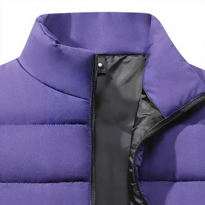 Custom Made Breathable Casual Body <b>Warmer</b> Men's Outdoor Quilted Puffer Vest Sleeveless Autumn Gilet Waterproof Windproof Jacket - Product Image 6