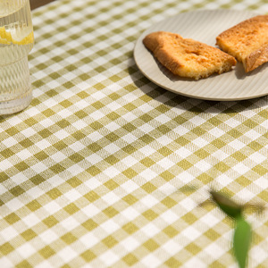 <span class=keywords><strong>Mantel</strong></span> <span class=keywords><strong>Rectangular</strong></span> <span class=keywords><strong>de</strong></span> <span class=keywords><strong>Lino</strong></span> y Algodón Japonés con Borlas - Product Image 6