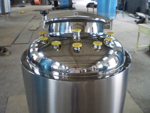 Réservoir de stockage en acier inoxydable pour produits chimiques, huile, lait et boissons, vente chaude directe usine Chine - Product Image 4